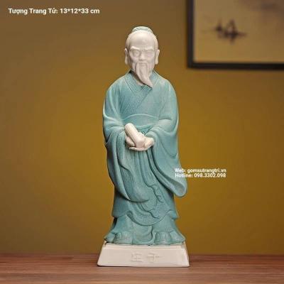 BỘ TƯỢNG NGŨ TỬ: LÃO TỬ, KHỔNG TỬ, MẠNH TỬ, TRANG TỬ, KHÔNG TỬ